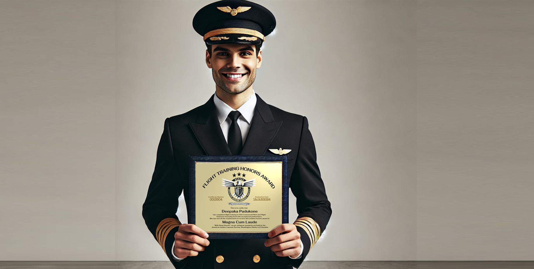 Aviation Magna Cum Laude Award